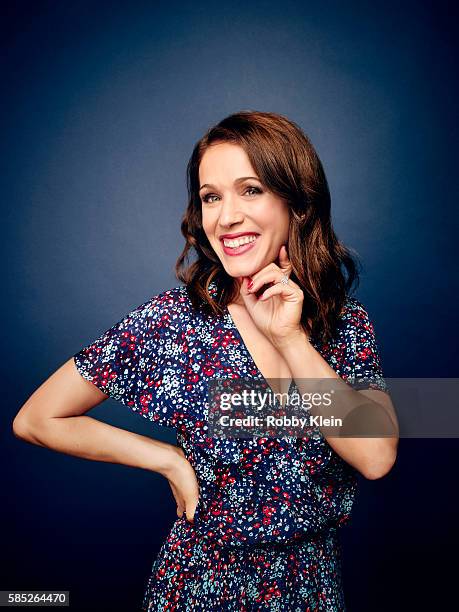 Actress Marla Sokoloff is photographed at the Hallmark Channel Summer 2016 TCA on July 27, 2016 in Los Angeles, California.