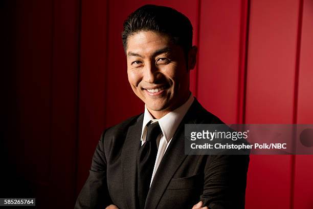 NBCUniversal Press Tour Portraits, AUGUST 02, 2016: Actor Brian Tee of "Chicago Med" poses for a portrait in the the NBCUniversal Press Tour portrait...