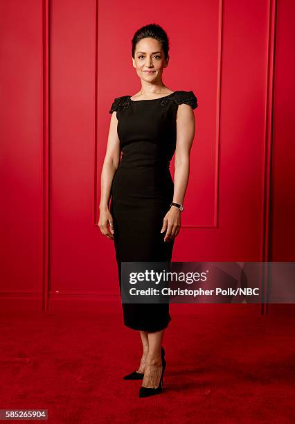 NBCUniversal Press Tour Portraits, AUGUST 02, 2016: Actress Archie Panjabi of "Blindspot" poses for a portrait in the the NBCUniversal Press Tour...
