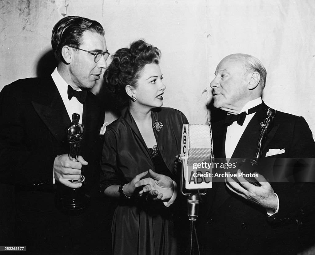 George Seaton, Anne Baxter And Edmund Gwenn