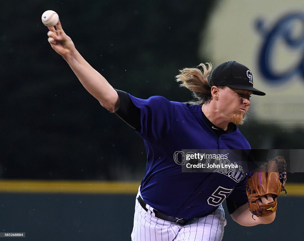 Colorado Rockies versus the Los Angeles Dodgers