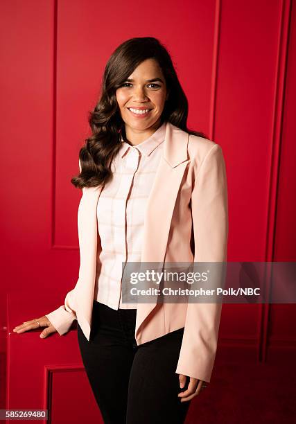 NBCUniversal Press Tour Portraits, AUGUST 02, 2016: Actress America Ferrera of "Superstore" poses for a portrait in the the NBCUniversal Press Tour...