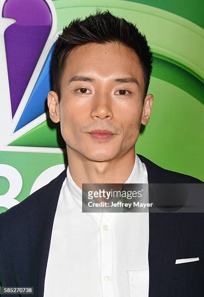 Actor Manny Jacinto attends the NBCUniversal Press Tour at the Beverly Hilton Hotel on August 2, 2016 in Beverly Hills, California.