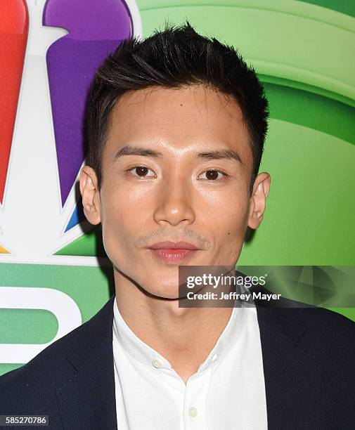 Actor Manny Jacinto attends the NBCUniversal Press Tour at the Beverly Hilton Hotel on August 2, 2016 in Beverly Hills, California.