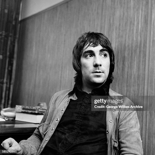 August 1970: English drummer Keith Moon of English rock band The Who.