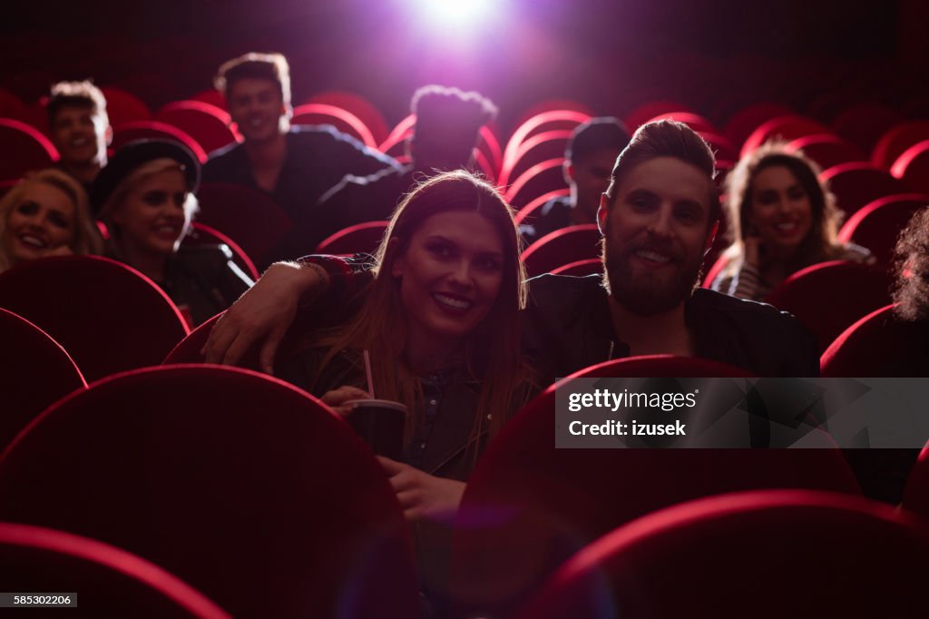 Group of people in the cinema