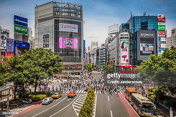 incrocio di shibuya  - shibuya station foto e immagini stock