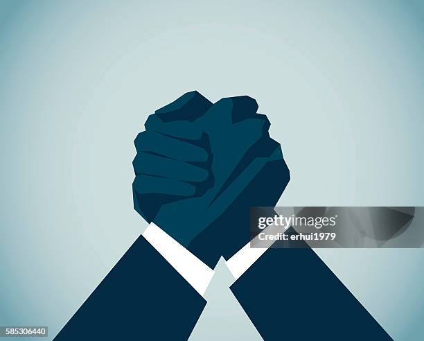 arm wrestling - international pro arm wrestling championships stock illustrations