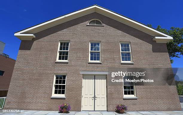 wesleyan chapel-seneca falls - national convention stock pictures, royalty-free photos & images