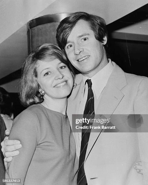 Actors Anne Reid and William Roache, who play Valerie and Ken Barlow in the soap opera 'Coronation Street', at a Variety Club of Great Britain...