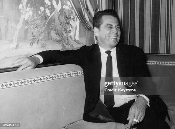 Ron Rondeaux Actor Actor Ron Randell laughing during a press conference for his new film ...