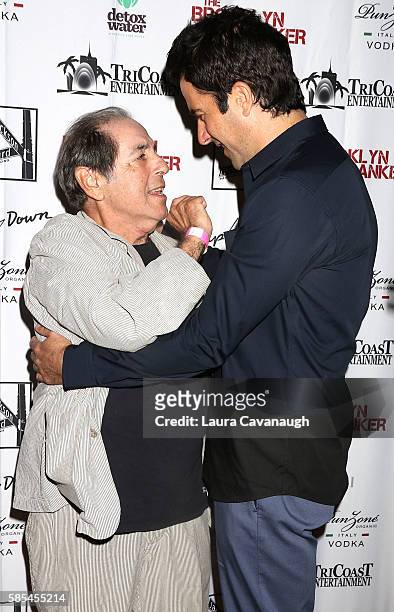 David Proval and Troy Garity attend "The Brooklyn Banker" New York Premiere at SVA Theatre on August 2, 2016 in New York City.