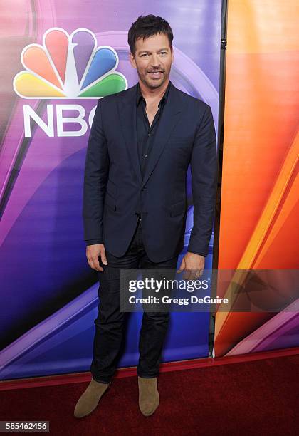 Harry Connick, Jr. Arrives at the 2016 Summer TCA Tour - NBCUniversal Press Tour Day 1 at The Beverly Hilton Hotel on August 2, 2016 in Beverly...