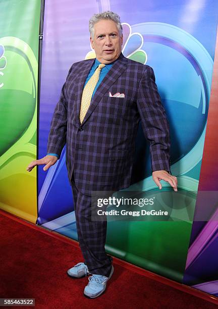 Actor Harvey Fierstein arrives at the 2016 Summer TCA Tour - NBCUniversal Press Tour Day 1 at The Beverly Hilton Hotel on August 2, 2016 in Beverly...