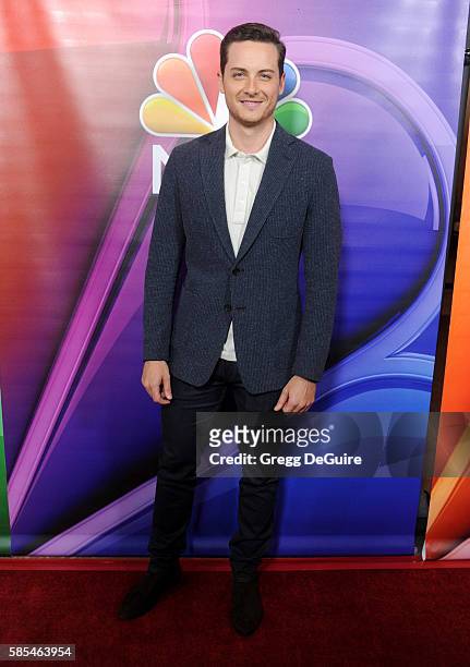 Actor Jesse Lee Soffer arrives at the 2016 Summer TCA Tour - NBCUniversal Press Tour Day 1 at The Beverly Hilton Hotel on August 2, 2016 in Beverly...