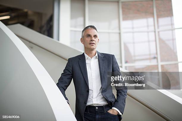 Tim Davie, chief executive officer of BBC Worldwide Ltd., poses for a photograph following an interview in London, U.K., on Thursday, July 21, 2016....