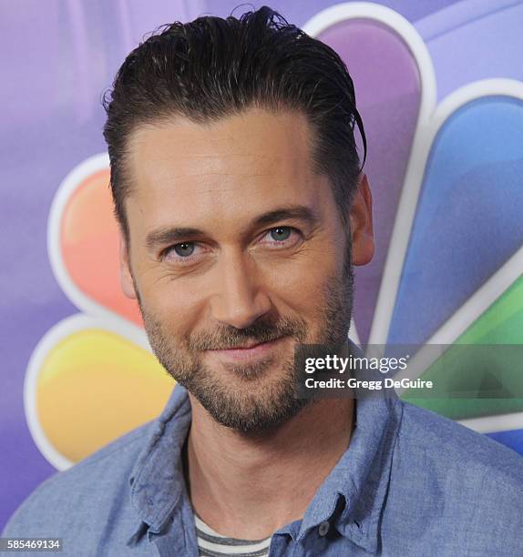 Actor Ryan Eggold arrives at the 2016 Summer TCA Tour - NBCUniversal Press Tour Day 1 at The Beverly Hilton Hotel on August 2, 2016 in Beverly Hills,...