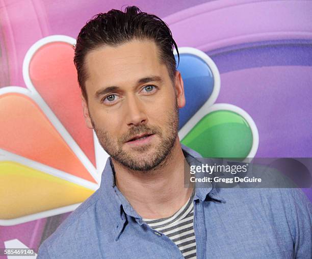 Actor Ryan Eggold arrives at the 2016 Summer TCA Tour - NBCUniversal Press Tour Day 1 at The Beverly Hilton Hotel on August 2, 2016 in Beverly Hills,...