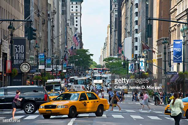 Yellow taxis on July 16, 2013 in New York City, USA.