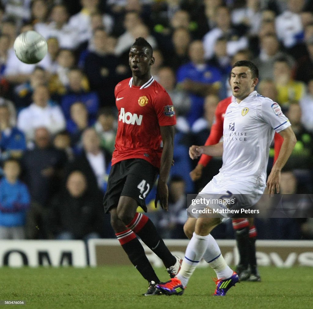 Leeds United v Manchester United - Carling Cup Third Round