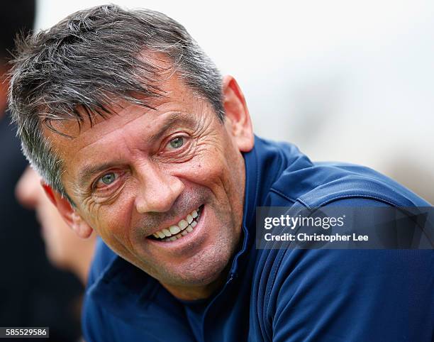 Manager Phil Brown of Southend United during the Pre Season Friendly match between Bromley Town FC and Crystal Palace at Hayes Lane on August 2, 2016...