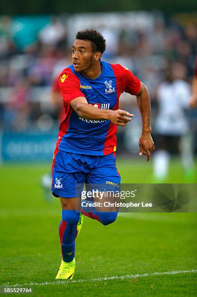 Keshi Anderson of Crystal Palace in action during the Pre Season Friendly match between Bromley Town FC and Crystal Palace at Hayes Lane on August 2,...