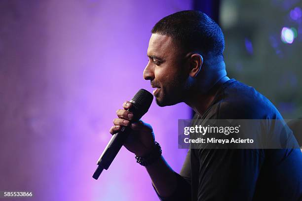 Singer Jay Sean visits AOL Build Speaker Series to discuss his single, "Make My Love Go" at AOL HQ on August 2, 2016 in New York City.