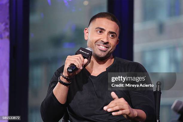 Singer Jay Sean visits AOL Build Speaker Series to discuss his single, "Make My Love Go" at AOL HQ on August 2, 2016 in New York City.