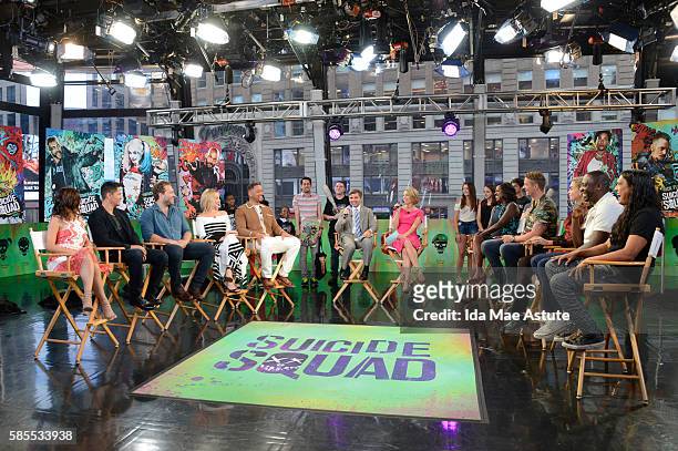 The cast of "Suicide Squad" takes over GOOD MORNING AMERICA, 8/1/16, airing on the Walt Disney Television via Getty Images Television Network. KAREN...