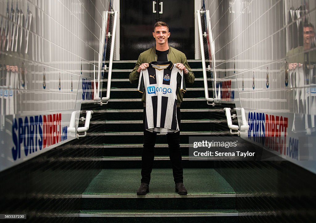 Newcastle United Unveil New Signing Ciaran Clark