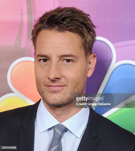 Actor Justin Hartley arrives at the 2016 Summer TCA Tour - NBCUniversal Press Tour Day 1 at The Beverly Hilton Hotel on August 2, 2016 in Beverly...