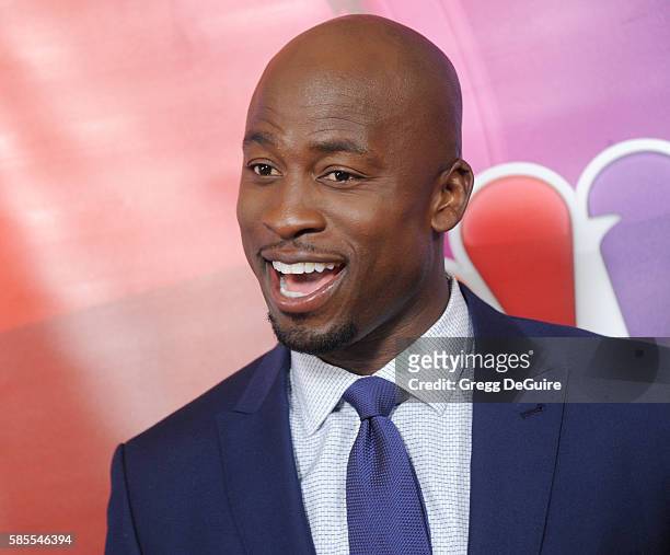 Actor Akbar Gbajabiamila arrives at the 2016 Summer TCA Tour - NBCUniversal Press Tour Day 1 at The Beverly Hilton Hotel on August 2, 2016 in Beverly...
