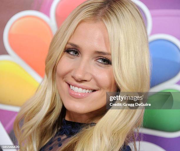 Personality Kristine Leahy arrives at the 2016 Summer TCA Tour - NBCUniversal Press Tour Day 1 at The Beverly Hilton Hotel on August 2, 2016 in...