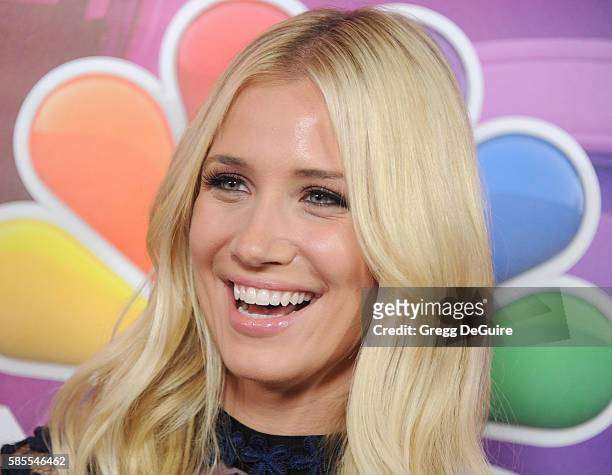 Personality Kristine Leahy arrives at the 2016 Summer TCA Tour - NBCUniversal Press Tour Day 1 at The Beverly Hilton Hotel on August 2, 2016 in...