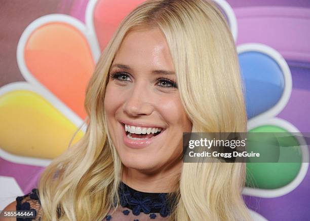 Personality Kristine Leahy arrives at the 2016 Summer TCA Tour - NBCUniversal Press Tour Day 1 at The Beverly Hilton Hotel on August 2, 2016 in...