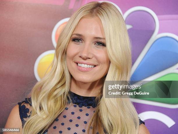 Personality Kristine Leahy arrives at the 2016 Summer TCA Tour - NBCUniversal Press Tour Day 1 at The Beverly Hilton Hotel on August 2, 2016 in...