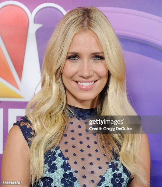 Personality Kristine Leahy arrives at the 2016 Summer TCA Tour - NBCUniversal Press Tour Day 1 at The Beverly Hilton Hotel on August 2, 2016 in...