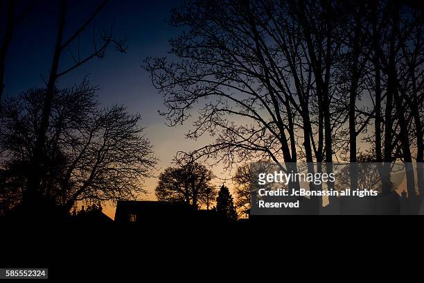 sunset in the uk - jc bonassin stock pictures, royalty-free photos & images