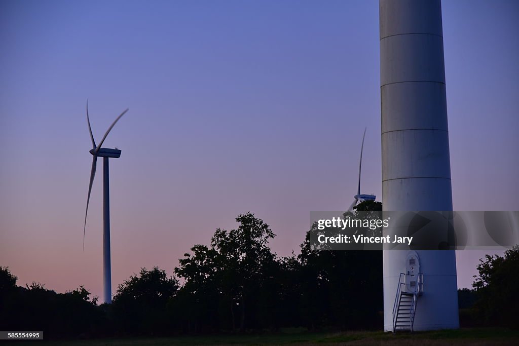 Wind turbine landscape