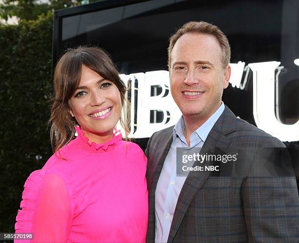 NBCUniversal Summer Press Tour, August 2, 2016 -- Party at BOA Steakhouse -- Pictured: Mandy Moore, "The Is Us", Robert Greenblatt, Chairman, NBC...