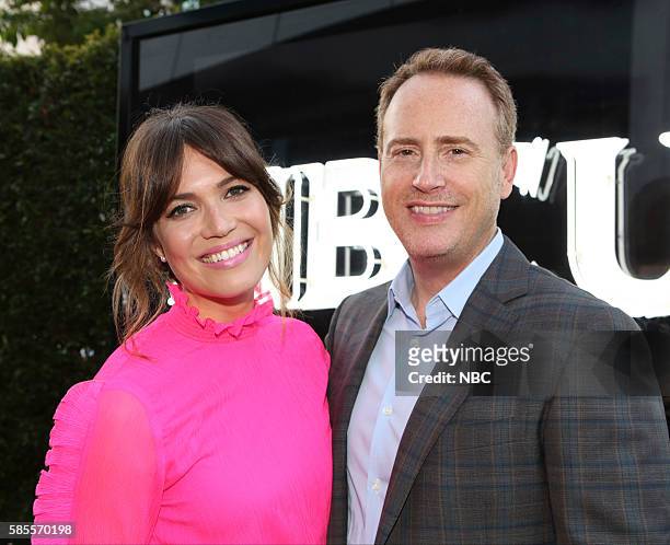 NBCUniversal Summer Press Tour, August 2, 2016 -- Party at BOA Steakhouse -- Pictured: Mandy Moore, "The Is Us", Robert Greenblatt, Chairman, NBC...