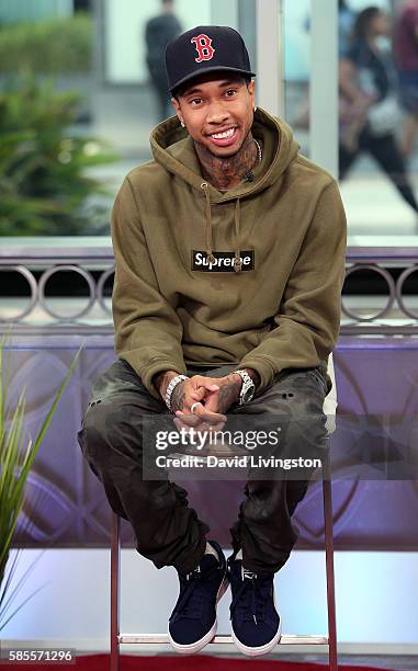 Rapper Tyga visits Hollywood Today Live at W Hollywood on August 3, 2016 in Hollywood, California.