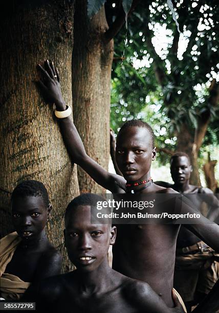 Boys near Gambela in Ethiopia, circa 1965.