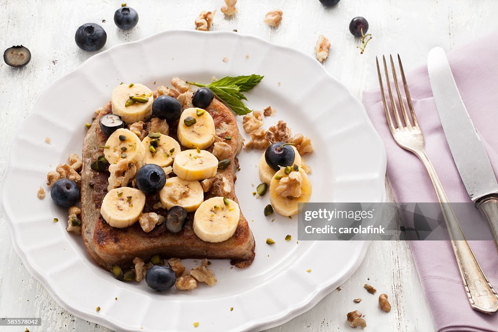 French Toast with Bananas