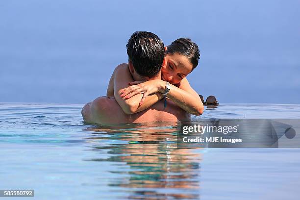 Bachelor Sam Wood and Snezana Markoski are seen on October 26, 2015 in Bali, Indonesia.