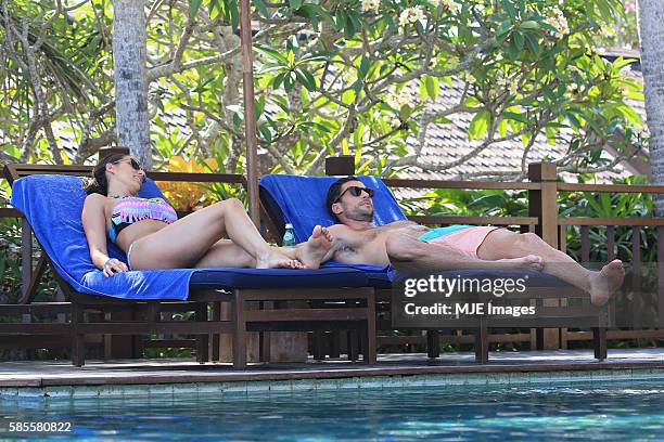 Bachelor Sam Wood and Snezana Markoski are seen on October 26, 2015 in Bali, Indonesia.