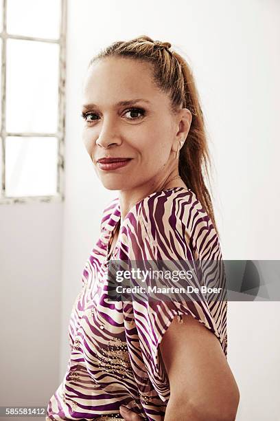 Victoria Mahoney from Starz's 'Survivor's Remorse' poses for a portrait at the 2016 Summer TCA Getty Images Portrait Studio at the Beverly Hilton...