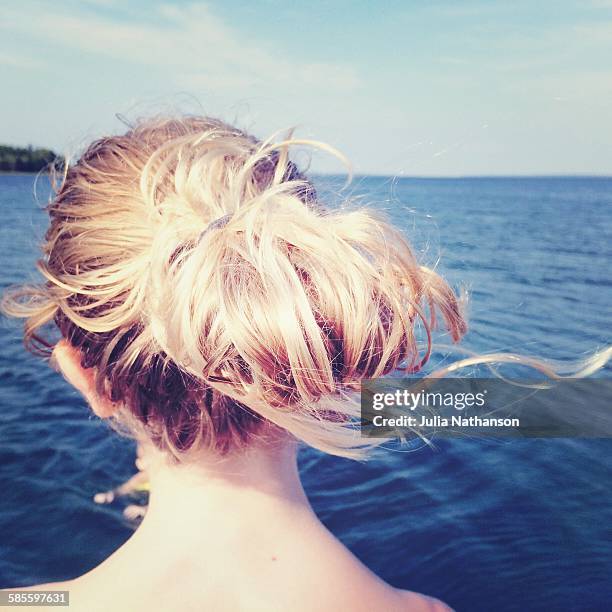 summer hair - manitoulin stock pictures, royalty-free photos & images