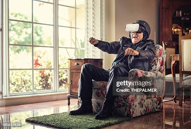this is better than the real thing - virtual reality gaming stock pictures, royalty-free photos & images