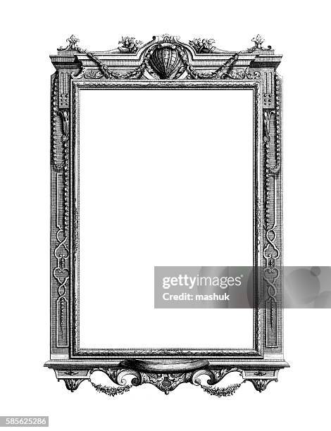 Vintage Rococo Frame Rococo Frame Photos and Premium High Res Pictures - Getty Images